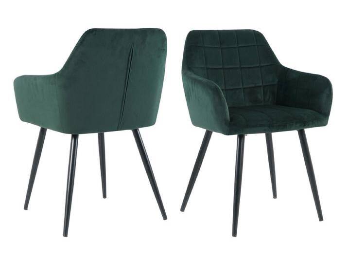 Sessel 2er-Set, mit Quadratsteppung innen, Bezug grün von Möbilia - Stuhl, Polstersessel, Polsterstuhl Sessel 2er-Set, mit Quadratsteppung innen, Bezug grün von Möbilia - Stuhl, Polstersessel, Polsterstuhl von allaround