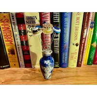 Knopfblumen in Einer Miniaturvase ~ Knopfkunst Retro Kunst Geschenk Für Handwerker Näherin Boho von allbuttonedupbytina