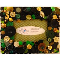 Sale - Geldknopf Rahmen in Schwarz Und Grün ~ Für Ihn Geschenk Dollar Zeichen Boho Geldrahmen Business 4 "x6" Foto Sale - Geldknopf Rahmen in Schwarz Und Grün ~ Für Ihn Geschenk Dollar Zeichen Boho Geldrahmen Business 4 "x6" Foto von allbuttonedupbytina