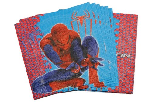 20 Stk. Servietten Spiderman Geburtstag Kinderparty Kindergeburtstag Spider Man Marvel Junge Spinne von alles-meine.de GmbH