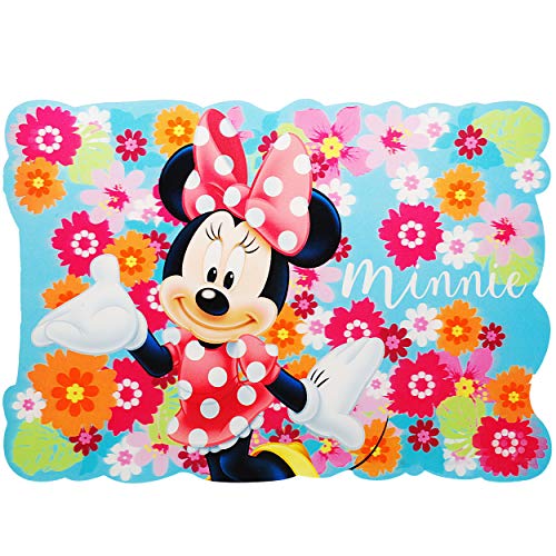 3D Effekt Unterlage - Disney - Minnie Mouse & Blumen - als Tischunterlage/Platzdeckchen/Malunterlage/Knetunterlage/Eßunterlage/Platzset/Platzmat.. von alles-meine.de GmbH