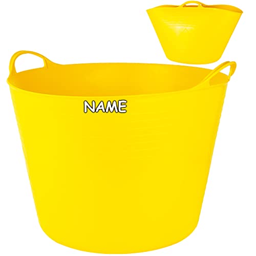 alles-meine.de GmbH 4 Stück Flexi & flexibel Modell + Farbwahl XXL großer - biegbarer - Aufbewahrungsbehälter mit Henkel - gelb - neon Farben - inkl. Name - Gummieimer - z... alles-meine.de GmbH 4 Stück Flexi & flexibel Modell + Farbwahl XXL großer - biegbarer - Aufbewahrungsbehälter mit Henkel - gelb - neon Farben - inkl. Name - Gummieimer - z... von alles-meine.de GmbH
