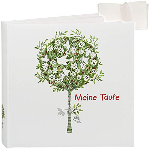 Fotoalbum/Taufalbum - " meine Taufe " - Gebunden zum Einkleben - blanko - für bis zu 180 Bilder - Fotobuch/Photoalbum/Babyalbum/Album - für Mädchen & .. von alles-meine.de GmbH