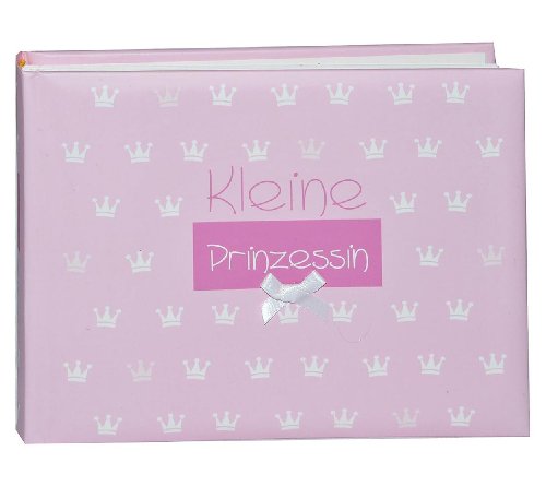 Fotoalbum Baby erste Fotos - Kleine Prinzessin - Gebunden zum Einkleben blanko - klein für bis zu 36 Bilder - Fotobuch/Photoalbum/Babyalbum/Album - für .. von alles-meine.de GmbH