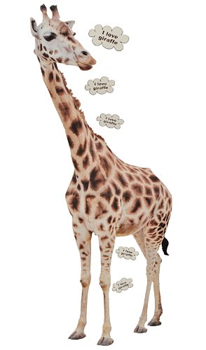 XXL Wandtattoo/Sticker - 1,3 m Giraffe Tier Afrika Savanne Tiere Giraffen Zootiere - Wandsticker Aufkleber von alles-meine.de GmbH