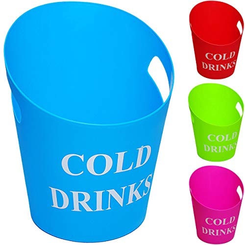 alles-meine.de GmbH 2 Stück große XL - Eiseimer/Getränkekühler - Cold Drinks - bunter Farb-Mix - 33 cm - 9 Liter - aus Kunststoff/Plastik - Sektkühler - Flaschenkühler - We.. alles-meine.de GmbH 2 Stück große XL - Eiseimer/Getränkekühler - Cold Drinks - bunter Farb-Mix - 33 cm - 9 Liter - aus Kunststoff/Plastik - Sektkühler - Flaschenkühler - We.. von alles-meine.de GmbH