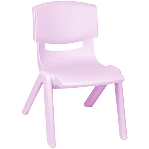 Kinderstuhl/Stuhl Farbe wählbar flieder/helles lila - violett - Plastik - bis 100 kg belastbar/kippsicher - für INNEN & AUßEN - 0-99 Jahre - stape.. von alles-meine.de GmbH