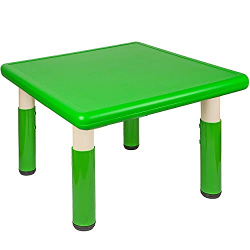 alles-meine.de GmbH Kindertisch/Tisch - höhenverstellbar - Größen & Farbwahl - 1 bis 8 Jahre - grün - Plastik - für INNEN & AUßEN - Kindermöbel - für Kinder - Mädchen & Jungen .. von alles-meine.de GmbH