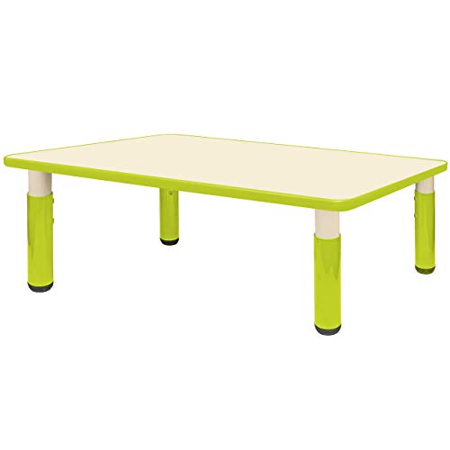 alles-meine.de GmbH Kindertisch/Tisch - höhenverstellbar - Größen & Farbwahl - 1 bis 8 Jahre - grün - apfelgrün - Plastik - für INNEN & AUßEN - Kindermöbel - für Kinder - Mädch.. von alles-meine.de GmbH