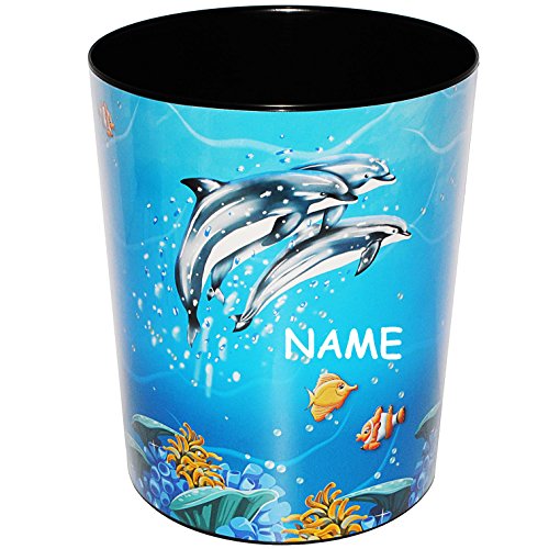 alles-meine.de GmbH Papierkorb/Behälter - Delfine & Fische - Unterwasserwelt - incl. Name - aus Kunststoff - Mülleimer/Eimer - Aufbewahrungsbox für Kinder/Büro - Mädche.. alles-meine.de GmbH Papierkorb/Behälter - Delfine & Fische - Unterwasserwelt - incl. Name - aus Kunststoff - Mülleimer/Eimer - Aufbewahrungsbox für Kinder/Büro - Mädche.. von alles-meine.de GmbH