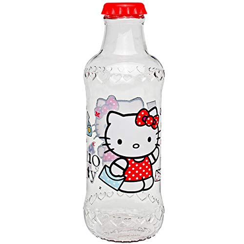 alles-meine.de GmbH Trinkflasche/Kühlflasche - Hello Kitty - Katze - mit Deckel - BPA frei - Tritan - auslaufsicher - kohlensäure geeignet - 390 ml - Kunststoff Plastik - durch.. von alles-meine.de GmbH