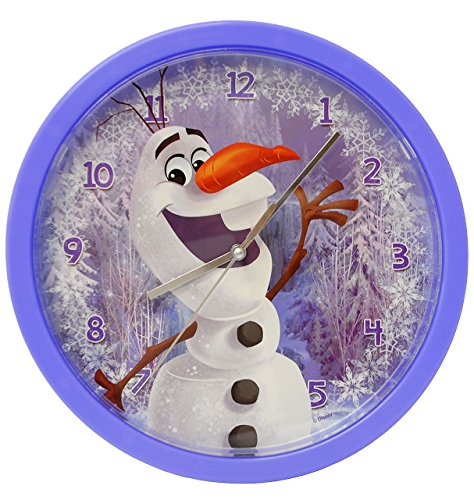 alles-meine.de GmbH Wanduhr - Disney die Eiskönigin - Frozen/Schneemann Olaf - 25 cm groß - sehr leise ! - Uhr - Analog - Wohnzimmer & Kinderzimmer - für Jungen Mädchen Kin.. von alles-meine.de GmbH