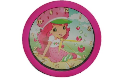 alles-meine.de GmbH Wanduhr - Emily Erdbeer - Kinderzimmer Kinderuhr Uhr Kind Kinder Mädchen Frucht - Uhren von alles-meine.de GmbH