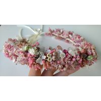 Kopfkranz | Haarkranz Blumenkranz Haare Kranz Junggesellenabschied Jga Hochzeit Kopfschmuck Haarnadeln von allesblume