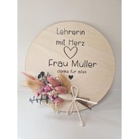 Personalisiertes Geschenk Lehrerin | Abschiedsgeschenk Personalisiertes Kindergärtnerin Danke Sagen von allesblume