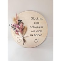 Personalisiertes Geschenk Schwester | Geburtstagsgeschenk Glück Ist Eine Wie Dich Zu Haben Personalisiertes Geschenk Schwester | Geburtstagsgeschenk Glück Ist Eine Wie Dich Zu Haben von allesblume