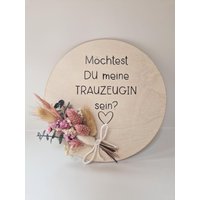Trauzeugin Fragen | Geschenk Trauzeugen| Trauzeuge Überraschen Für Die von allesblume