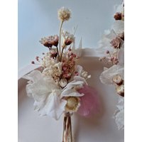 Trockenblumen Anstecker Bräutigam Corsage Boho | Hochzeit von allesblume