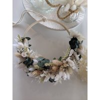 Trockenblumenkranz | Türkranz Eucalyptus Kranz Frühlingskranz Frühling Fensterdeko von allesblume