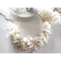 Trockenblumenkranz | Türkranz Trockenblumenring Blumenkranz Mit Hortensien Kranz Trockenblumen Herbstkranz Herbstdeko von allesblume