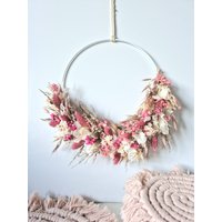 Trockenblumenkranz | Türkranz Trockenblumenring Blumenring Blumenkranz Kranz Mit Trockenblumen Dekoring |Herbstkranz Herbstdeko von allesblume