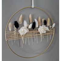 Trockenblumenkranz | Türkranz Trockenblumenring Fensterdeko Herbst Trockenblumen Boho Wanddeko Kranz Ring Trockenblumenkranz | Türkranz Trockenblumenring Fensterdeko Herbst Trockenblumen Boho Wanddeko Kranz Ring von allesblume