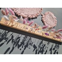 Trockenblumenleiste | Blumenleiste Mit Trockenblumen Tischdeko Flower Boarddeko| Hochzeitsgeschenk von allesblume