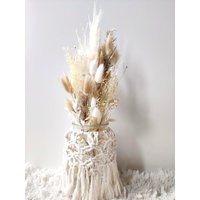 Trockenblumenstrauß | Trockenblumen Tischdeko Strauß Mit Vase Blumenstrauß Hochzeitsdeko Geschenk Trockenblumenstrauß | Trockenblumen Tischdeko Strauß Mit Vase Blumenstrauß Hochzeitsdeko Geschenk von allesblume