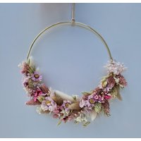 Türkranz | Trockenblumenkranz Frühling Fensterdeko Herbstdeko Deko Herbstkranz Kranz Herbst von allesblume