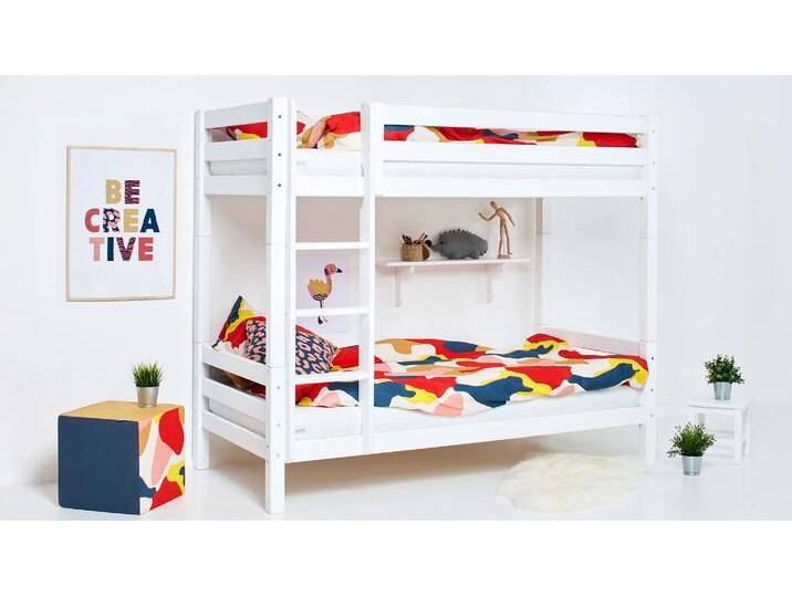 Hoch-Etagenbett Ortholino - 90x200 cm - Kinder-Betten - 100% Bio & schadstoffgeprüft von allnatura