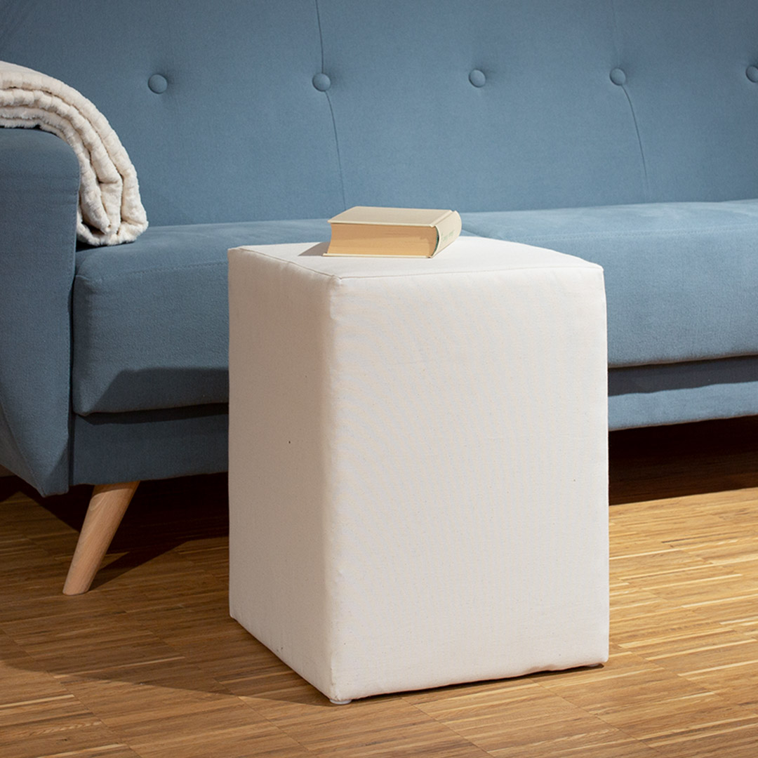 Hocker "Fijo" - Farbe: grau von allnatura