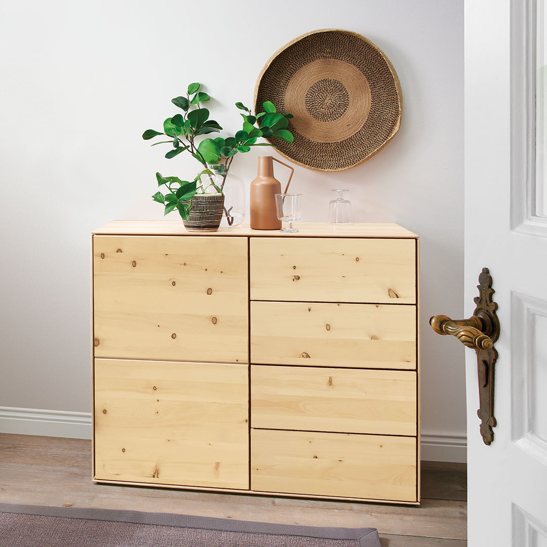 Kommode "Cervino" - Holzart: Massivholz - Farbe: braun von allnatura