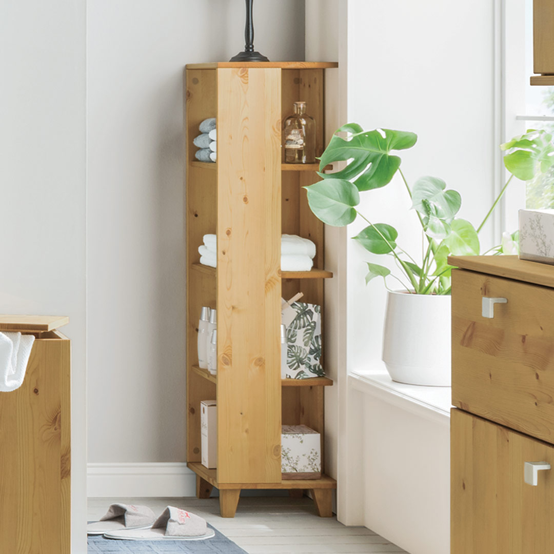 Regal "Banea" - Holzart: Kiefer - Farbe: braun von allnatura