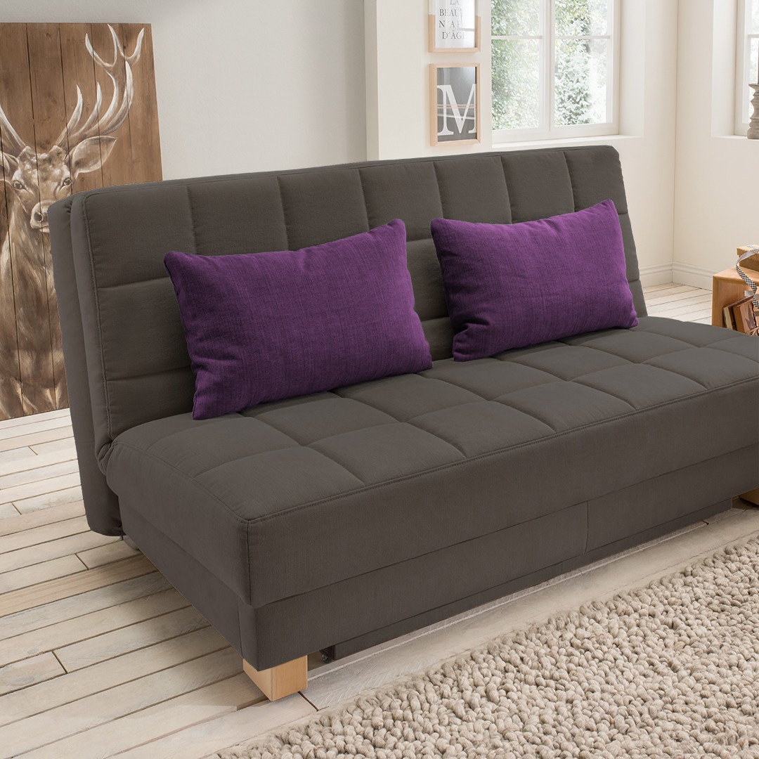 Schlafsofa "Callea" - Holzart: Massivholz - Farbe: braun von allnatura