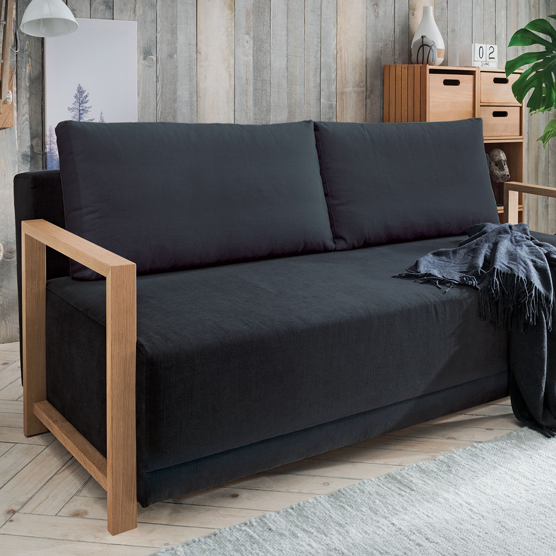 Schlafsofa "Tajo" - Holzart: Massivholz - Farbe: braun von allnatura