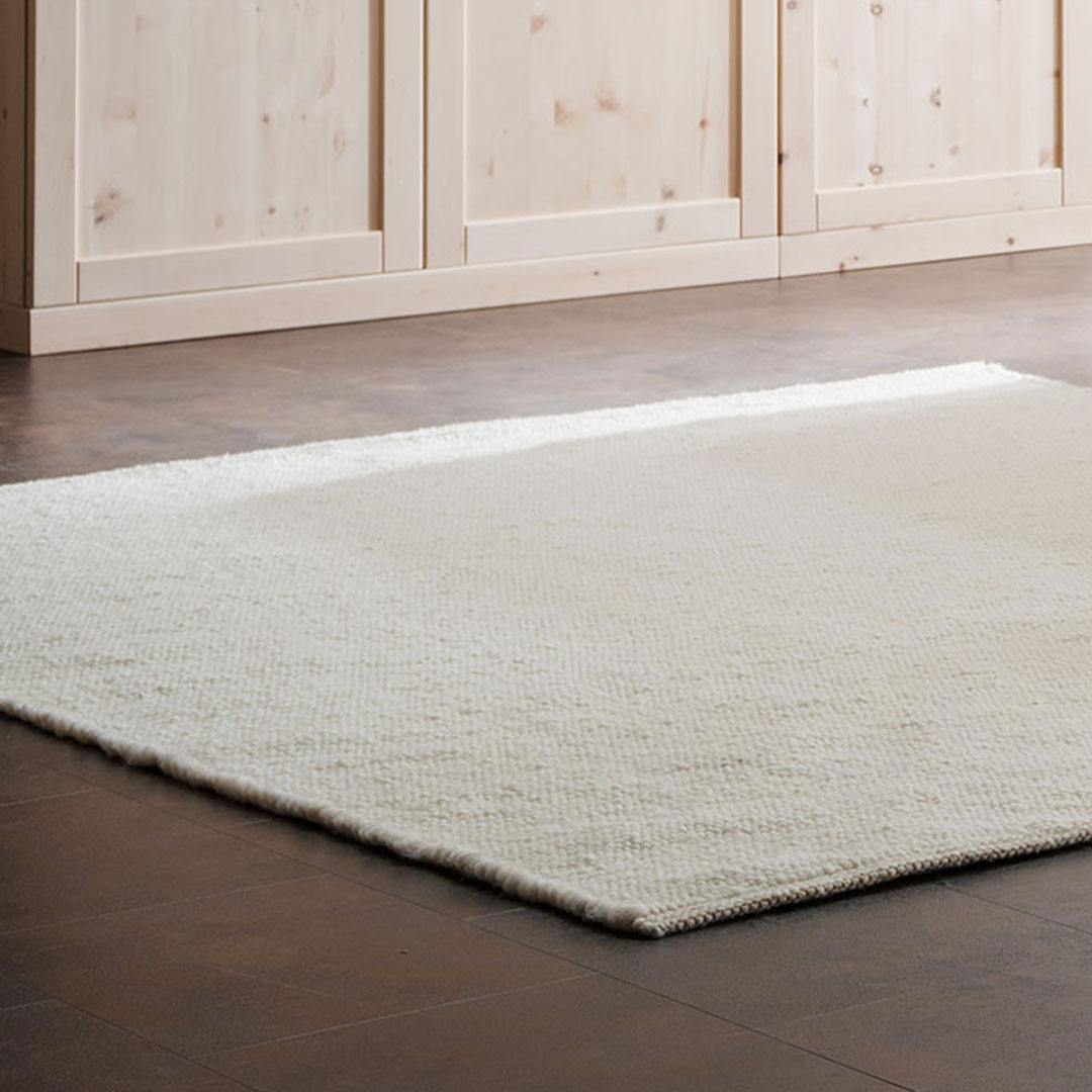 Schurwollteppich "Berberino" - Größe: 60x120 cm - Farbe: beige von allnatura