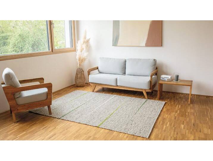 Schurwollteppich Linara von allnatura - 130x200 cm - Teppiche - grün - 100% Bio & schadstoffgeprüft Schurwollteppich Linara von allnatura - 130x200 cm - Teppiche - grün - 100% Bio & schadstoffgeprüft von allnatura