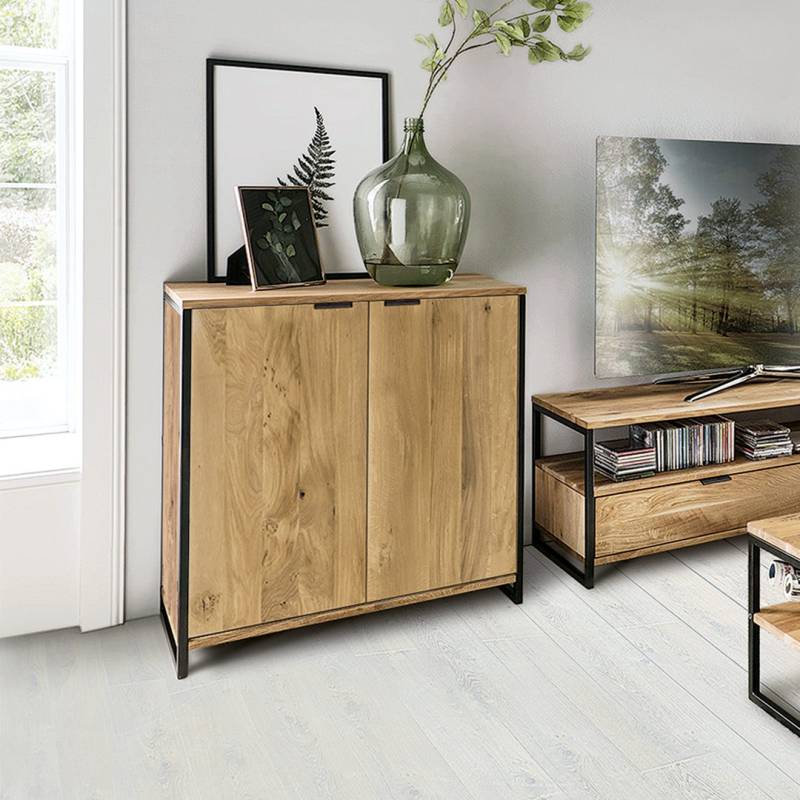 Sideboard "Anca" - Holzart: Massivholz | 100% vegan - Farbe: braun von allnatura