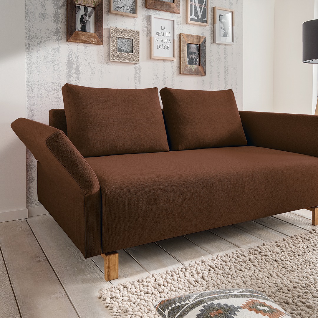 Sofa "Fino" - Holzart: Massivholz - Farbe: braun von allnatura