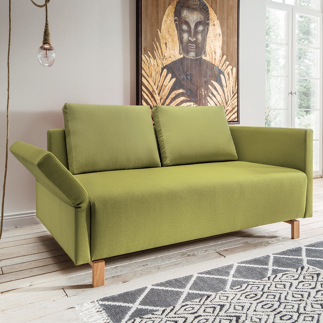 Sofa "Fino-Vegan" - Holzart: Massivholz - Farbe: braun von allnatura
