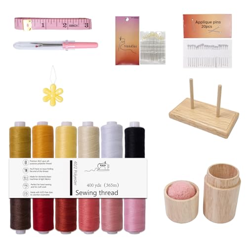 12 Sortierter Ton Polyester Gewinde Set Hoher Zugkraft Für Nähmaschinen Und Handnäher Nähfaden Für Die Reparatur Von Kleidungsstücken von alloneslife