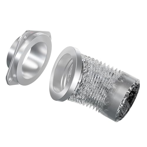 180 Grad Stahltrockner Lüftungsanschluss Magnetischer Schnellanschluss Design Wärmesistentes Adapter Für Verbesserte Lüftungsenergie Effizientes Trockner Vents von alloneslife