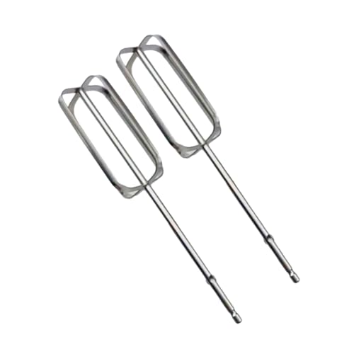 2pcs Handmixer Beschläge Ansätze Set Edelstahl Handheld Mixer Ersatzschläger Elektrisches Teil Zubehör Backwerkzeug von alloneslife