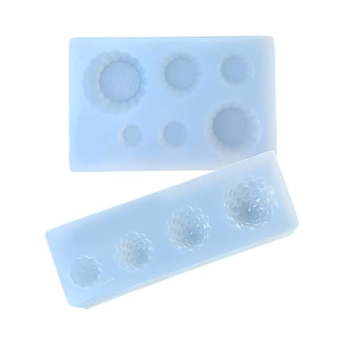 2pcs Ice Creme Silicon Für Epoxidharzkreationen Lebensmittelqualität Einfache Freisetzung Handgefertigte Crafting Werkzeuge Silikonform Set Set von alloneslife