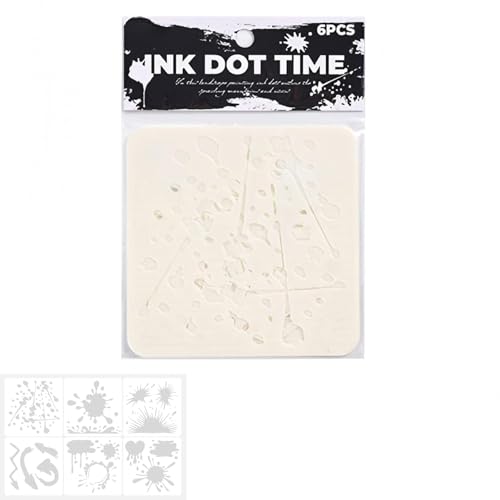 6 PCs Tinten Punkte Schablonen Haustier Zeichnungsvorlagen Dekorative Vorlage Für Kunstprojekte Und Dekorative Handwerk Tinte Dots Hohl Aus Malerei Pet Journal 6 PCs Tinten Punkte Schablonen Haustier Zeichnungsvorlagen Dekorative Vorlage Für Kunstprojekte Und Dekorative Handwerk Tinte Dots Hohl Aus Malerei Pet Journal von alloneslife