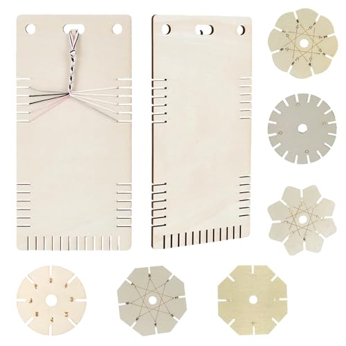 8pcs Holzflechten Scheiben Armbänder Webenplattenbretter Multifunktionale Perlenkabelscheiben Für Geflochten 8pcs Holzflechten Scheiben Armbänder Webenplattenbretter Multifunktionale Perlenkabelscheiben Für Geflochten von alloneslife