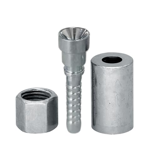 Auto-Waschanlage, Wasserreinigung, Schlauchverschraubung, Drehverbinder, Edelstahl, Hochdruckreiniger, Schlaucheinsatz, Armaturen, Autowaschanlagenanschluss von alloneslife