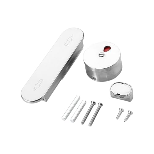 Badezimmer Öffentliche Privatsphäre Schlösser Leise Push Zincs Legierungen Trennwand Tür Einfache Installation Trennwand Sicherheit Hardware Öffentliche Privatsphäre von alloneslife