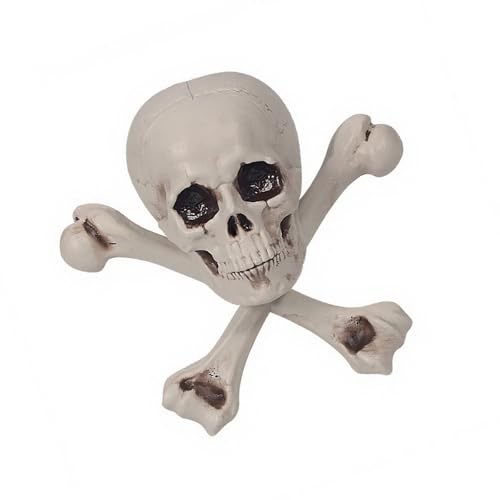 Einfache Installation Von Plastik Skelett Crossbones Halloween Yard Decors Child Safe Holiday Grus von alloneslife