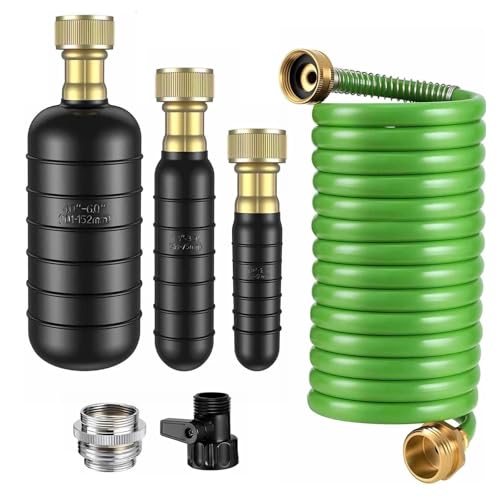 Erweiterbarer Messing Tap Adapter Einziehbarer Entwässerungsschlauch Passform Für Außenwässerung Reinigung Abs Materialien Einfache Installation Mehrzweckschlauch Set von alloneslife